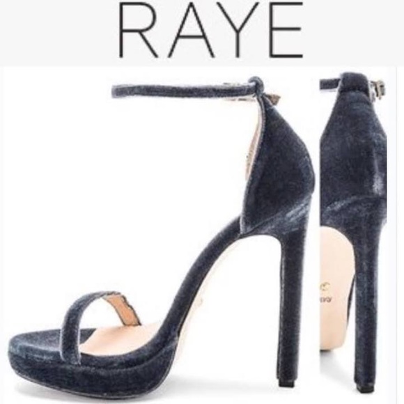 RAYE Shoes - SOLD RAYE brynne velvet heels